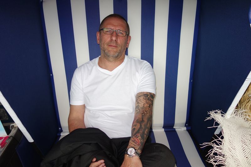 Heiko Imiolczyk, mention Software, genoss 'ne kurze Pause im Strandkorb. (Bild: IT-BUSINESS)