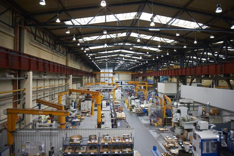 Fertigung: Blick in die Abdichtungsfertigung von SKF Blohm + Voss Industries. (Bild: SKF-BVI)