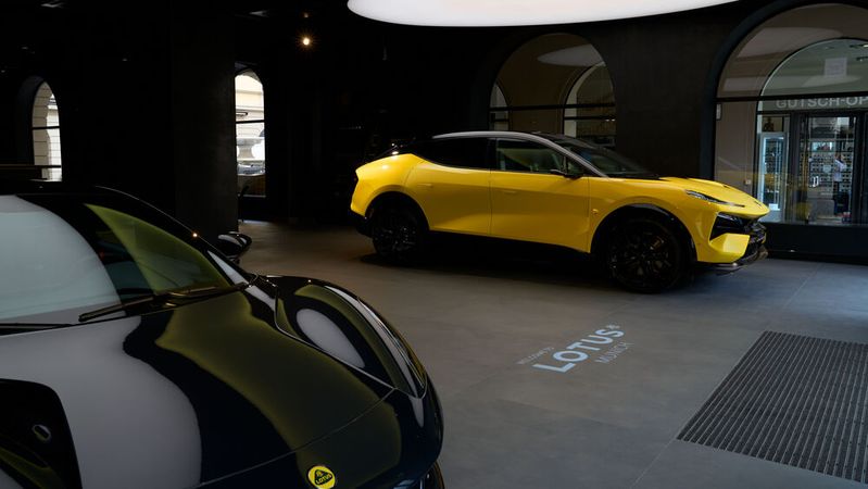 Der Lotus-Store am Münchner Odeonsplatz fungiert als Brand-Center für die DACH-Region.(Bild:  Monti Luger)