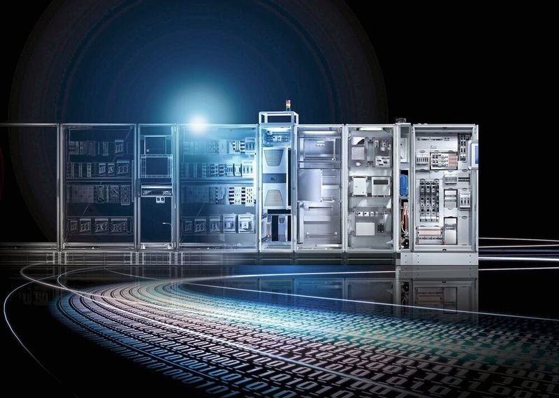 Mit „Rittal – Das System.“ entwickelte Rittal 2009 ein Systemprogramm aus aufeinander abgestimmten Gehäusen und Schaltschränken, Stromverteilungen, Klimatisierungstechnik, IT-Infrastrukturen sowie Software und Services. Heute ist der VX25 die Systemplattform. (Rittal)