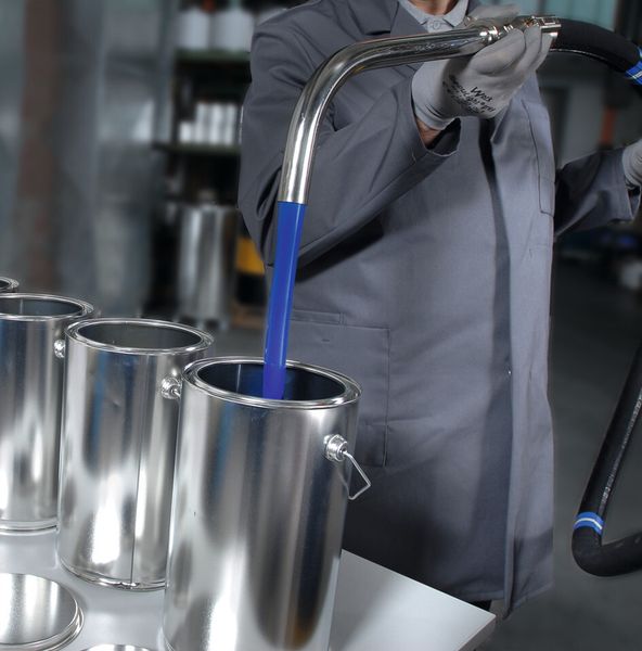 Bild 3: Das Fassentleerungssystem ist in der Lage, luftfrei und nahezu pulsationsfrei zu fördern. Auch scherempfindliche Medien werden in ihrer Qualität nicht beeinträchtigt. (Bild: Flux)