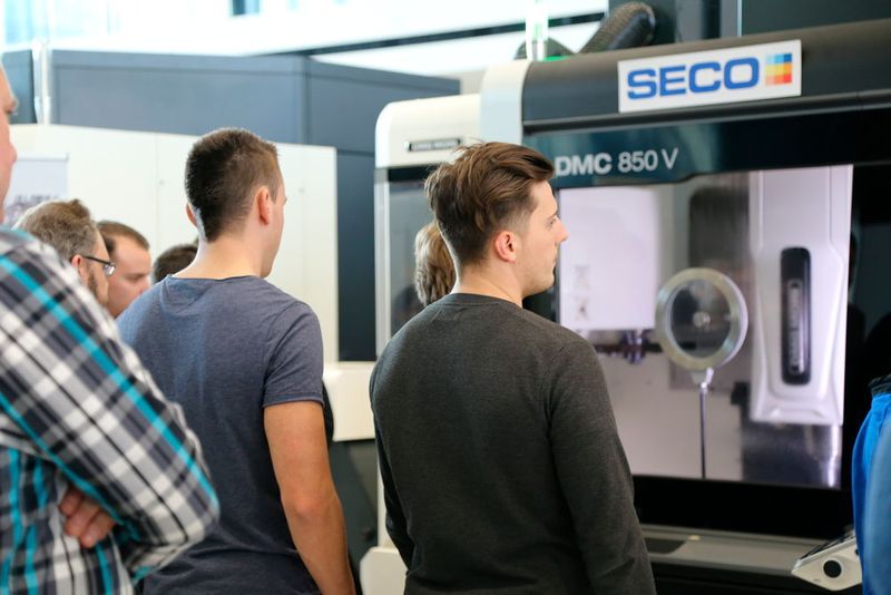 Impressionen vom Seco Tool Seminar am 9. März 2016 im DMG Mori Technologiezentrum. (Bild: M. Böhm)