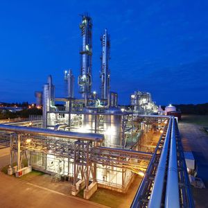 Bioethanol-Anlage der zur Nordzucker-Gruppe gehörenden Fuel 21, Klein Wanzleben, Sachsen-Anhalt; Produktionskapazität 100.000 Tonnen/Jahr.