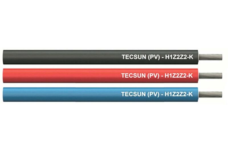 Die für den ägyptischen Solarpark gelieferte Serie Tecsun (PV) H1Z2Z2-K verfügt dem Hersteller zufolge über die bislang branchenweit einzige Solarleitung mit der Zeichnungsgenehmigung des VDE nach DIN-Norm EN 50618.  (Prysmian)