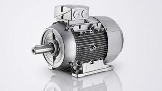 Mit der Baureihe 1LE1 hat Siemens Motoren im Programm, die für IE1 und IE2 die gleichen Einbaumaße besitzen.  (Bild: Siemens)