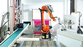 A look inside the automated testing lab at Amag Austria Metall AG's SmartFactory. (Image:Amag Austria Metall AG)