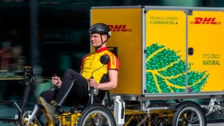 Der City-Hub fungiert als Mikrodepot für Fahrradkuriere und ist deshalb für die Zustellung auf der letzten Meile besonders interessant. (Diederik van der Laan)