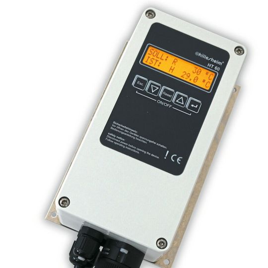 Neuheit: Kompakter Temperaturregler für den Industrieeinsatz HT60(Bild:  Hillesheim)