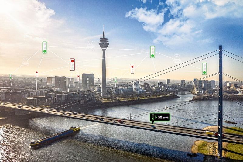 Audi gibt grünes Licht für vernetzte Ampeln in Düsseldorf.  (Audi)