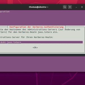 Installieren von Samba auf einem Linux-Server für das Heraufstufen zu einem Domänencontroller.(Bild:  Joos)