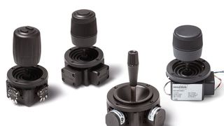 Die Miniatur-Joysticks der Serie 812 eignen sich aufgrund ihrer geringen
Einbautiefe und der großen Knauf-Vielfalt für verschiedenste Indoor-Anwendungen. (Megatron)