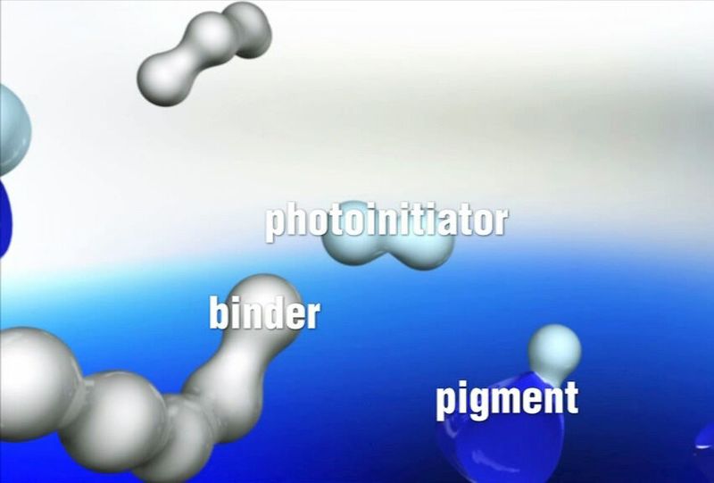 Bei Matrixharzen für den Faserverbund-Kunststoffbereich handelt es sich um Epoxyacrylate, die Photoinitiatoren enthalten...  (Bild: IST Metz)