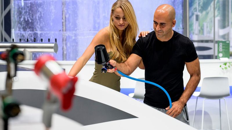 Lacksimulator: Präsentationen in Halle 11.1, Stand C03. (Bild: Messe Frankfurt Exhibition GmbH/Pietro Sutera)