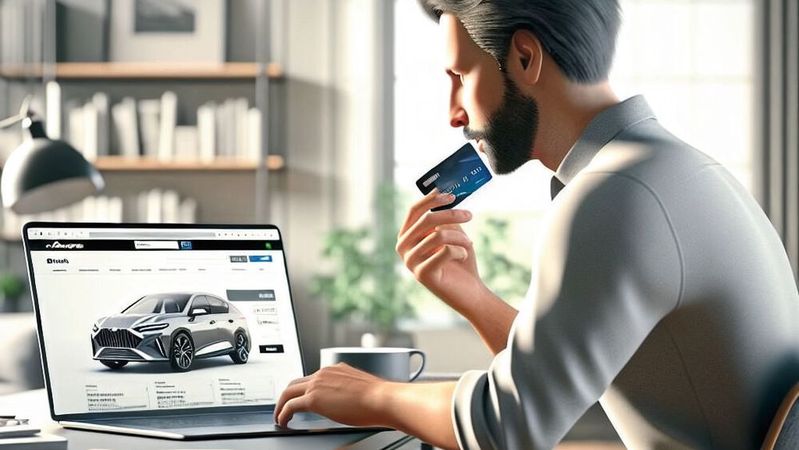 Bieten Händler oder Hersteller interaktive Möglichkeiten zur Buchung einer Probefahrt an oder nicht? Das ist einer Studie der Management- und IT-Beratung MHP zufolge einer der Punkte, an denen sich entscheidet, ob Interessenten einen Neuwagen online kaufen oder es bleiben lassen.(Bild:  Microsoft Copilot / KI-generiert)