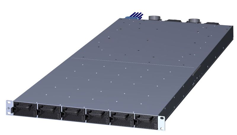 Power-Shelf: Das Modul für die Stromversorgung und Verteilung kann von verschiedenen Herstellern stammen.  (Opne19 Foundation)