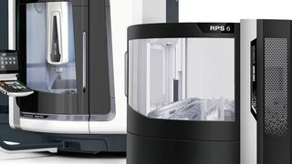 Das Rundspeichersystem RPS 6 zeigt DMG Mori neben weiteren Beispielen auf der EMO Hannover 2019. (DMG Mori)