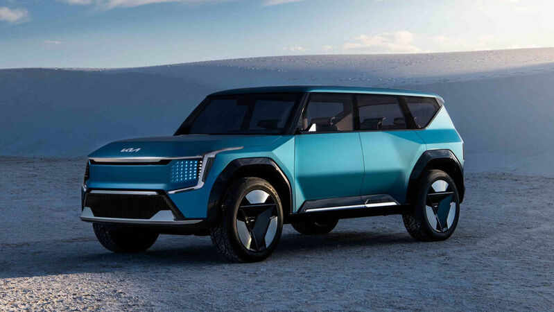 Das EV9 Concept stellt Kia auf der LA Auto Show vor.