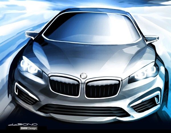 Der BMW Concept Active Tourer: ein Plug-In-Hybrid mit 140 kW Systemleistung (Bild: BMW)