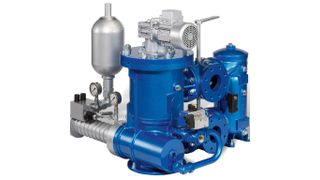 COM plus Brennstofffilter von MAHLE Industriefiltration mit autarkem Hydrauliksystem von Bott. (Bild: Mahle)