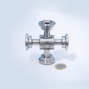 The microjet reactor allows a continuous process.