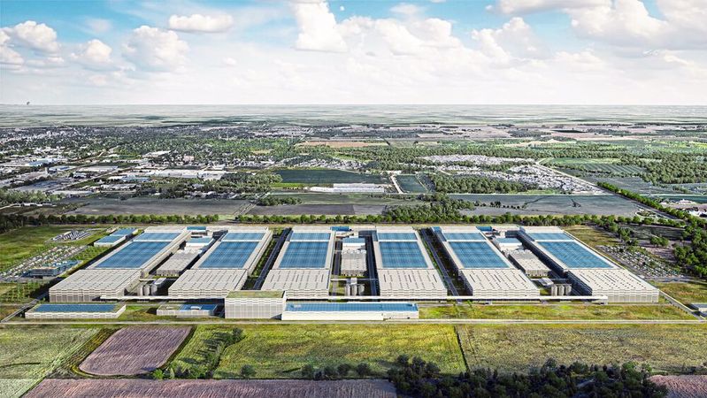 VW baut eine Gigafactory im kanadischen St. Thomas.(Bild:  Volkswagen)