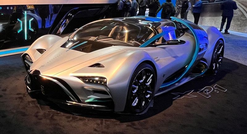 Der Prototyp des Hyperions XP-1 auf der diesjährigen Los Angeles Auto Show. (Bild: Hyperion Motors)