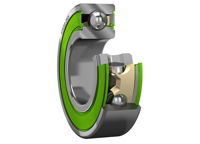Reibungsminimierte E2-Rillenkugellager aus dem Beyond-Zero-Portfolio verhelfen den Anwendern zu deutlich geringerem Energieverbrauch. (Bild: SKF)