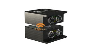 Das induktive Koppelsystem C80 Giga von SMW überträgt Energie bis 75 Watt – und Signale in Echtzeit mit bis zu einem Gigabit pro Sekunde. (Bild: SMW-Autoblok/SMW-electronics)