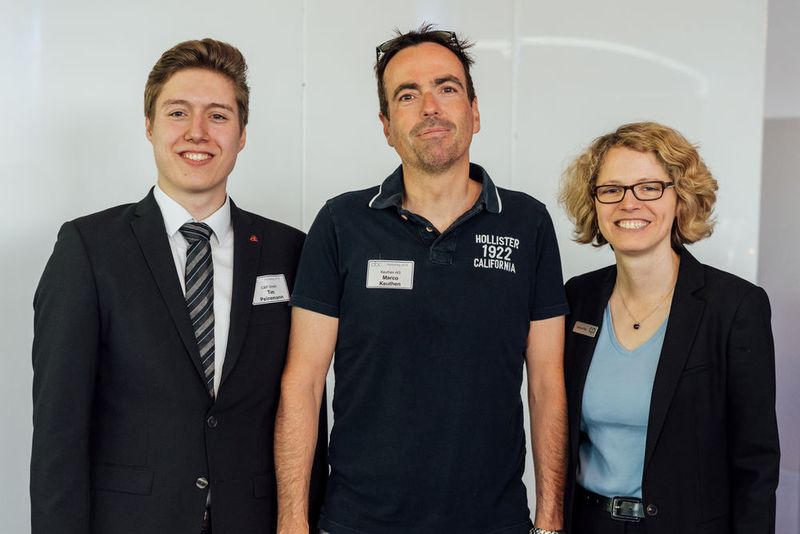 (v. l.) Tim Peinemann (C&P), Marco Keuthen (Keuthen AG) und Stephanie Pelch (C&P)  (dbc (deutschlands business-cloud))