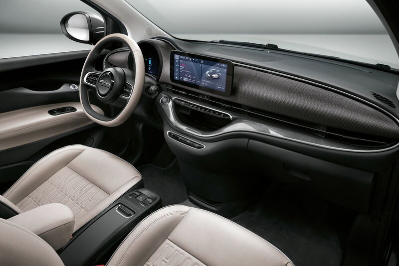 Der Innenraum des neuen Fiat 500 ist modern eingerichtet und besonders aufgeräumt. (Fiat)
