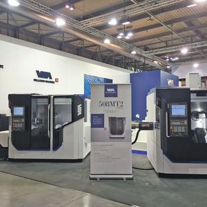 Die neuen Bearbeitungszentren 508MT2 und 508MT2 X1000 präsentierte Willemin-Macodel zum ersten Mal auf der EMO 2015 in Mailand.