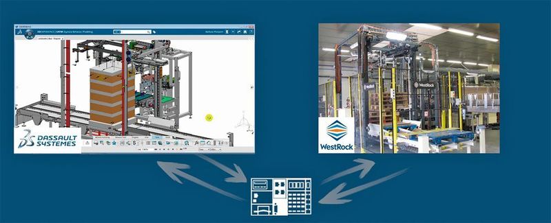 Die Softwarelösung Open Core Engineering von Rexroth verbindet virtuelle Simulation mit der realen Maschinenwelt. Dadurch kann die Maschinen-Simulation die Daten und Befehle der echten Maschinen-Steuerung verstehen und sofort umsetzen. (Bosch Rexroth)
