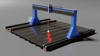 Ein Beispiel für den Einsatz des Laserschweißens. Hier verbindet der Laser dicke Schiffspaneele, was durch die hohe Schweißgeschwindigkeit, den geringeren Stromverbrauch und die minimierte Rauchentwicklung im Vergleich zu anderen Verfahren von Vorteil ist. (Bild: Civan Lasers)