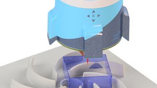 Die neue Sensepro-Sensorik ermöglicht eine 360°-Rundumsicht für die Prozessführung und Qualitätssicherung bei Robotern. ( Fraunhofer IAPT)