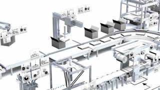 Für die Intralogistik hat Lenze schon konkrete Lösungen Richtung Industrie 4.0 entwickelt. (Lenze)
