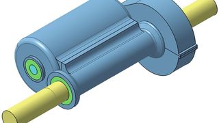 Aufbau eines Tatzlagerantriebes (Bilder: KISSsoft) (Archiv: Vogel Business Media)