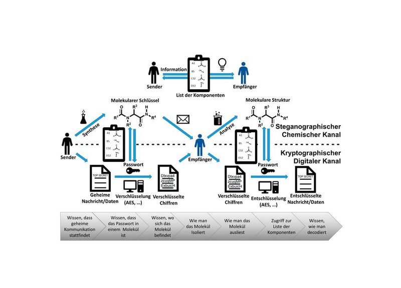 Informatik trifft Chemie: Ver- und Entschlüsseln im Detail. (Andreas Boukis, KIT)