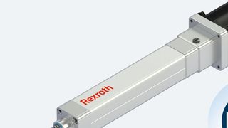 Elektromechanische Zylinder EMC von Rexroth setzen neue Maßstäbe für Lebensdauer und Wirtschaftlichkeit.  (Bosch Rexroth)