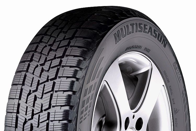 Das stark lamellierte Profil des Firestone Multiseason stammt von einem Winterreifen ab. (Foto: Bridgestone)