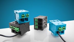 Das flexibel einfärbbare BASF-PPA Ultramid Advanced N3U41 G6 kommt jetzt in Leiterplattensteckverbindern und -klemmen von Weidmüller zum Einsatz. (Bild: BASF)