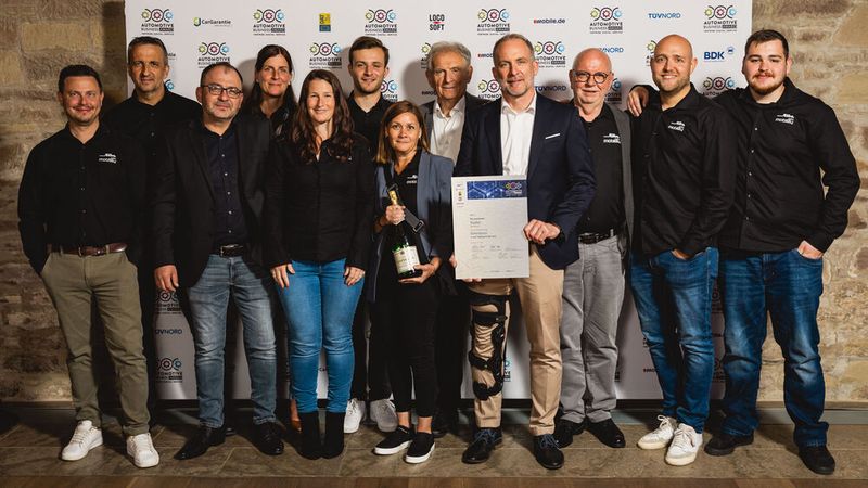 Das Autohaus Szabo, Gewinnerbetrieb in der Kategorie Service. (Bild: Stefan Bausewein)