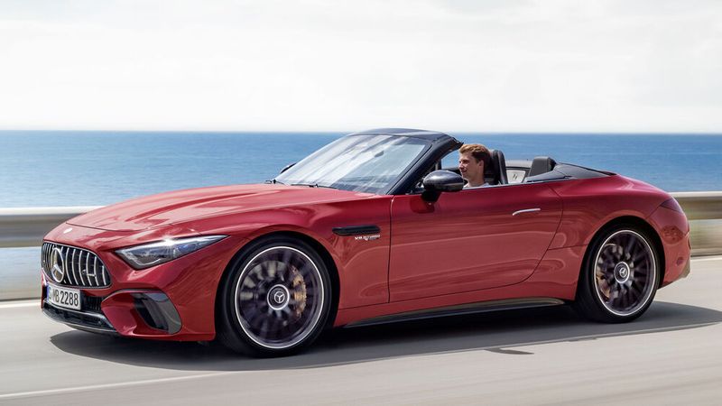 Der Mercedes SL geht Anfang des Jahres in eine neue Generation. (Bild: Mercedes-Benz)