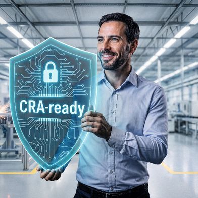 Euchner informiert auf der SPS über den CRA-Status seiner Produkte und Baureihen sowie über Security-Maßnahmen für Maschinen und Anlagen. (Bild: KI-generiert / Euchner)
