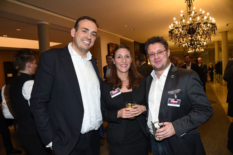 (l.) Thilo Geipel, Cora-IT, Carolin Weinmann, GfK, und Jan Höschel, Webinstore (Bild: IT-BUSINESS / Hannes Magerstädt )