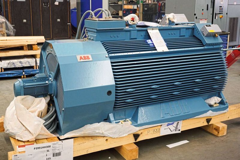 Die ABB-Hochspannungsmotoren müssen extrem kurze Beschleunigungs- und Bremszeiten realisieren können. (Bild:  ABB)