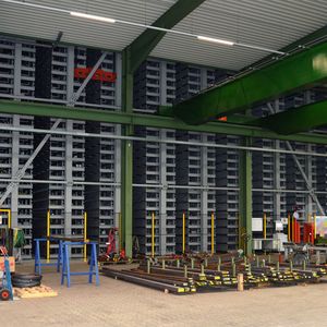 Das Remmert-Brückenlager bei Topp Stahl hat die Abmessungen 43 m x 8,8 m x 13 m (L x B x H).