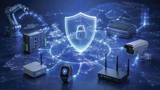 Cybersicherheit: Der Cyber Resilience Act (CRA), die Radio Equipment Directive (RED) und weitere Vorgaben machen Security by Design, OTA-Updates und durchgängige Compliance zur Pflicht für vernetzte Geräte. (Bild: Dall-E / KI-generiert)