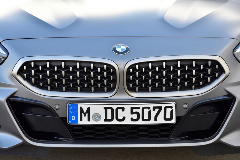 Die große Niere des Z4. (BMW)