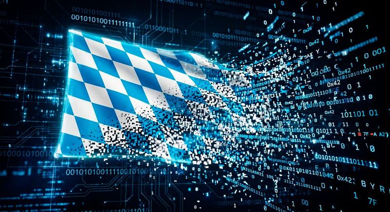 Mit Palantirs Software VeRA können Millionen von Datenpunkten in sekundenschnelle miteinander verknüpft werden. Die bayerische Polizei sucht nach europäischen Alternativen und hat kurzerhand den Vertrag mit Palantir selbst verlängert.(Bild:  Gemini / KI-generiert)