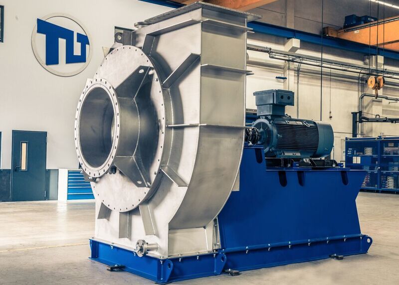 The new TLT-Turbo fan for Mechanical Vapour Recompression.  (TLT-Turbo)